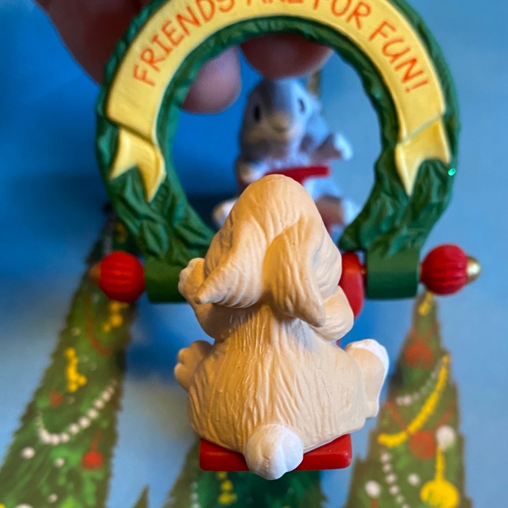 Vintage Across the Miles Bunny Ornament - Picture 4 of 5